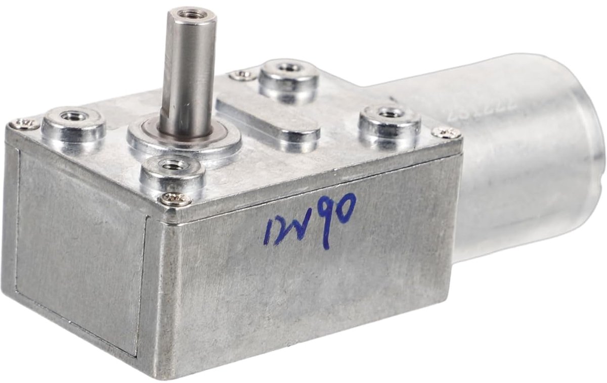 Jojofuny Elektrische Tandwielmotor Turbowormmotoren 8 Mm Diameter 90 Tpm Precisieregeling