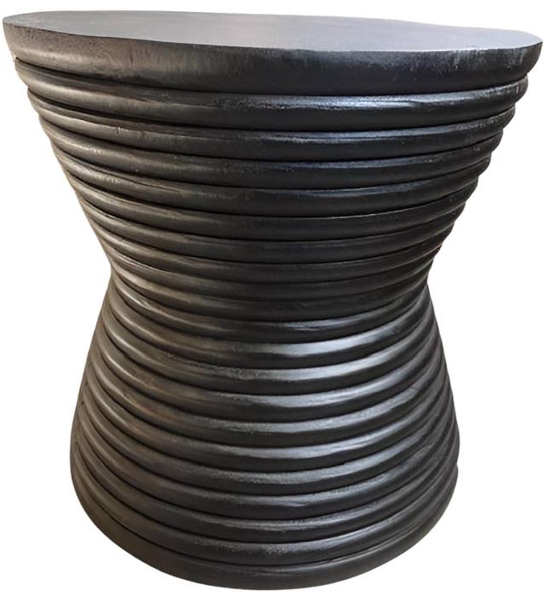 Table diabolo black D40H40cm