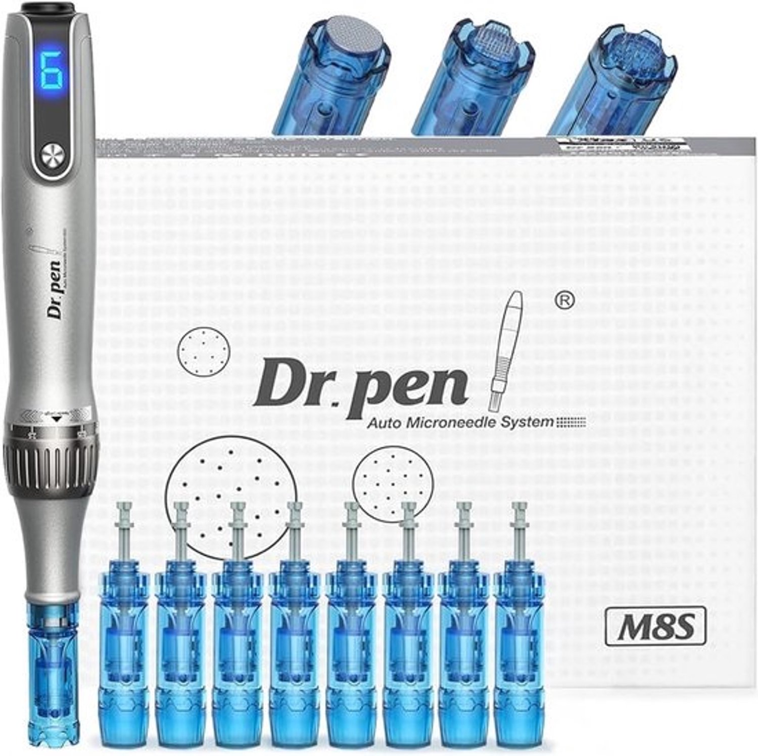 Draadloze microneedlingpen voor gezicht en lichaam - Zelfzorggereedschap voor huidverzorging