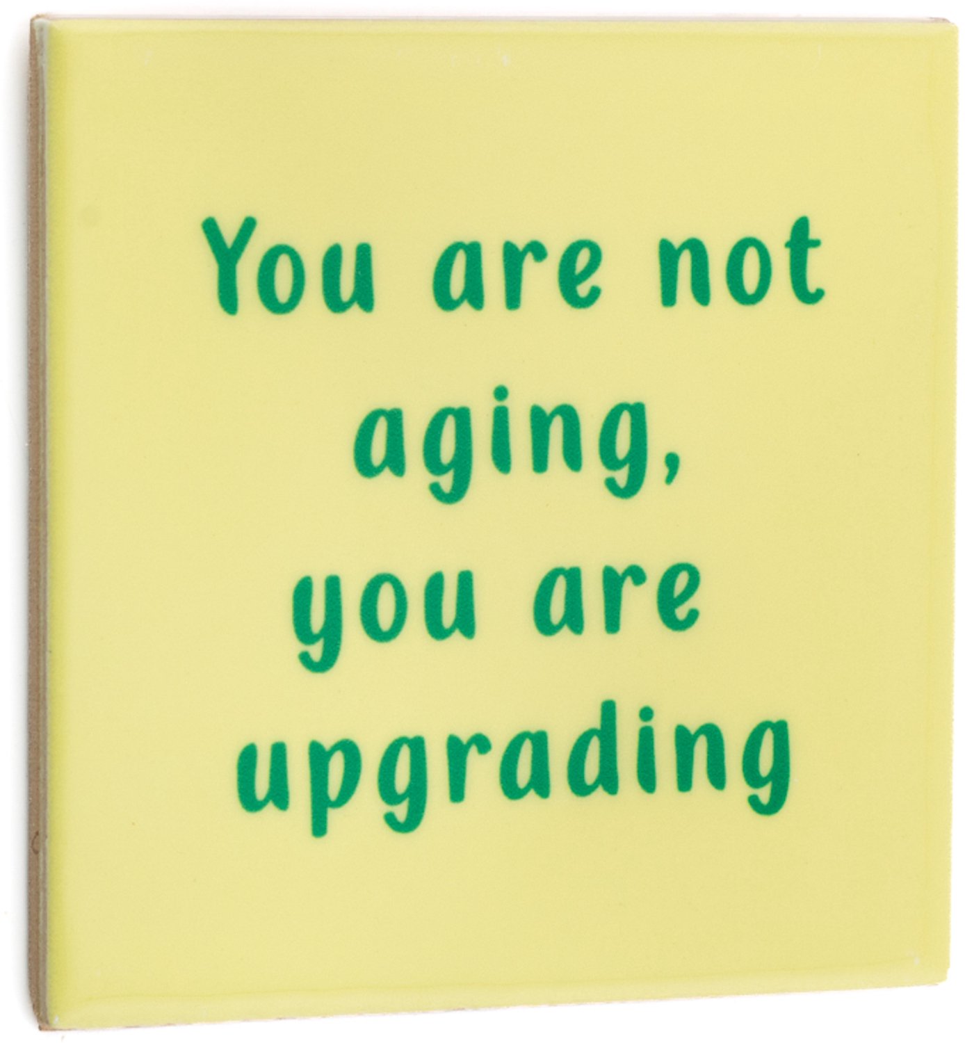 Tegeltje not aging, upgrading