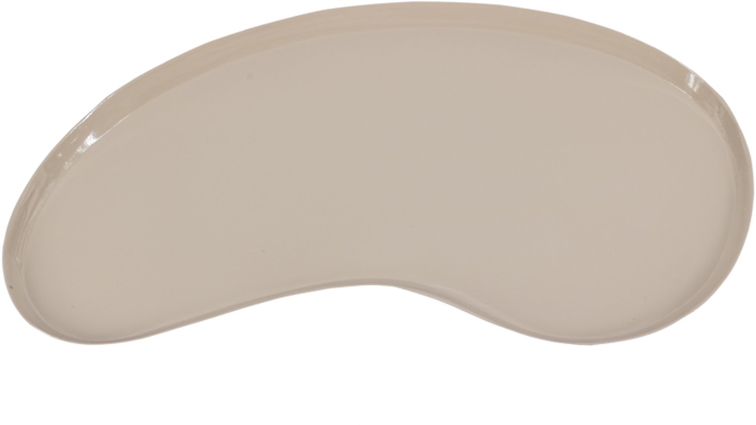 Metalen dienblad Kidney S glossy sand
