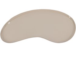 Metalen dienblad Kidney S glossy sand