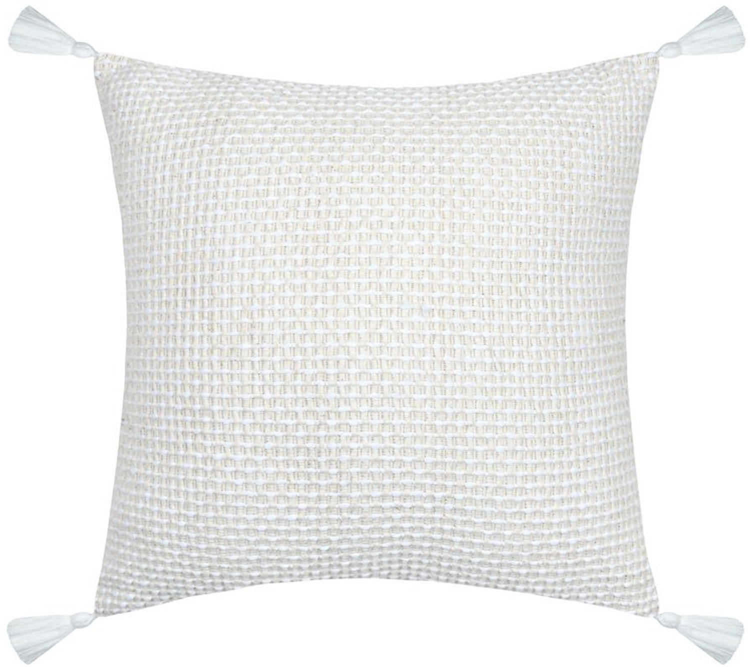 STOF - Sierkussen - Decoratieve kussen met gevlochten patroon, BALMA, 40 x 40 cm