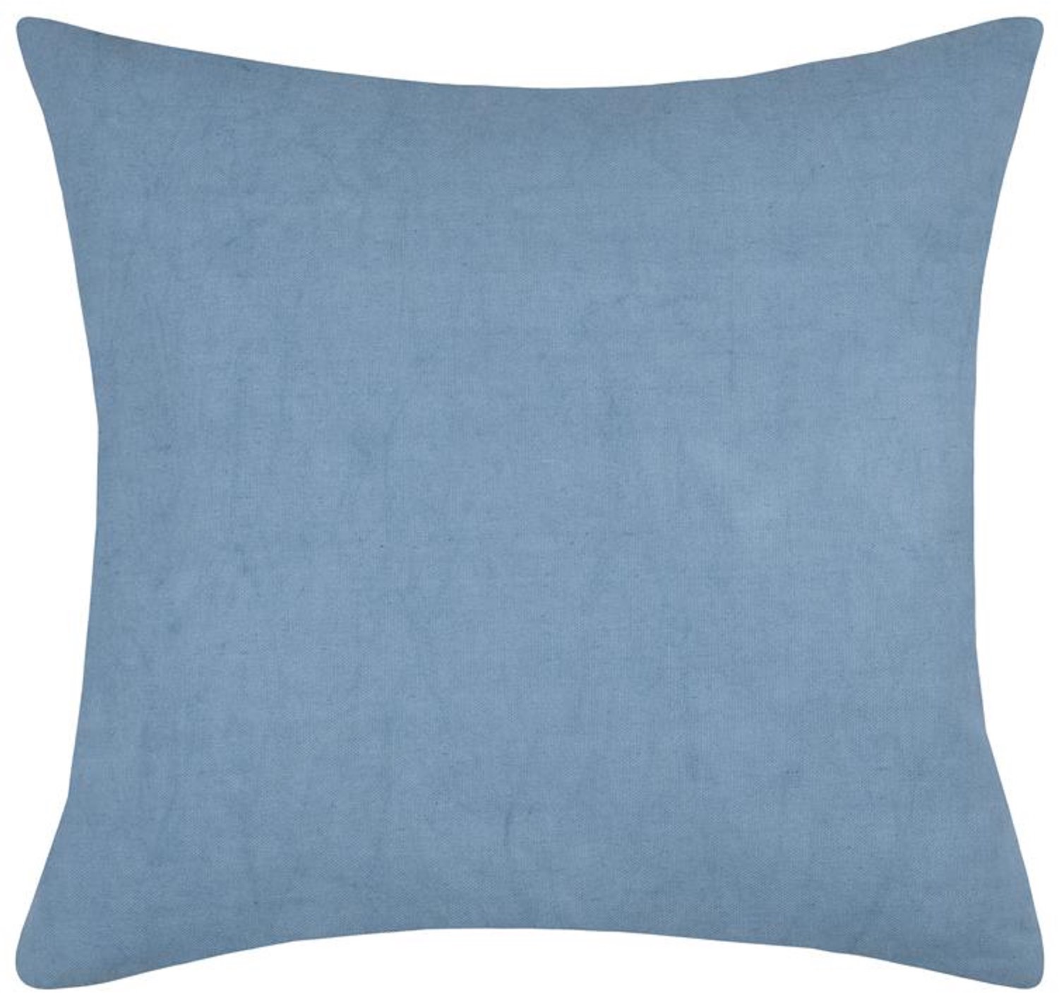STOF - Decoratieve kussenhoes, van katoen, LORIS, 40 x 40 cm - blauw