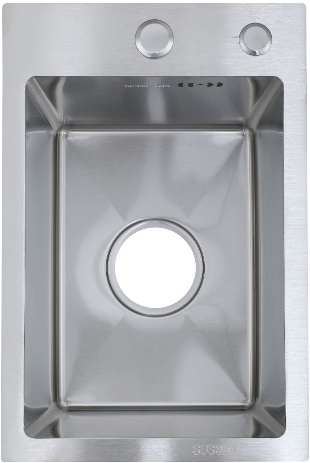 Faizee Home Future RVS Spoelbak Zilver 30x45x22 cm zonder Kraan