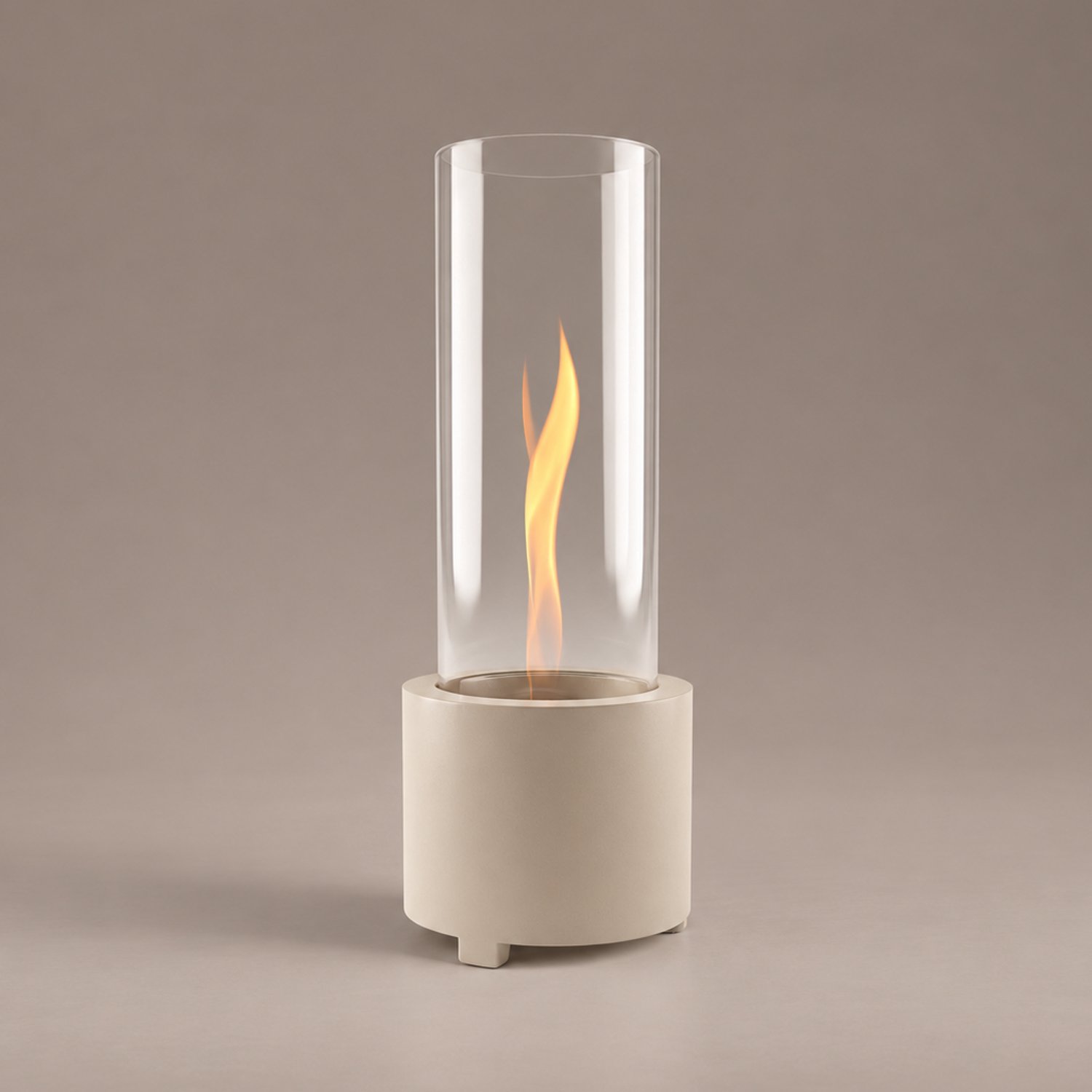 Tenderflame Cycloflame Table Beige Ceramic