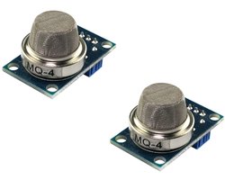 MQ-4 gas methaan sensor module - 2 stuks - TTL en analoge uitgang - ideaal voor Arduino projecten - m-winkel