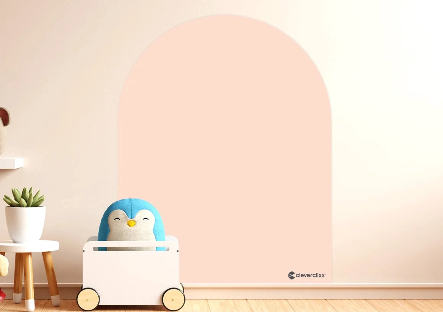 Cleverclixx - Magnetic Wall Sticker 95x75cm | Dream Pink | Speelgoed +3 jaar