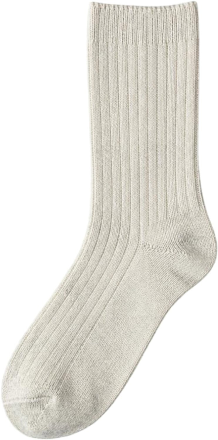 green-goose Merino Wollen Sokken - Licht Grijs - Maat 43-47 - Thermische Sokken - Warme Outdoor Sokken- Natuurlijk Merino Wol