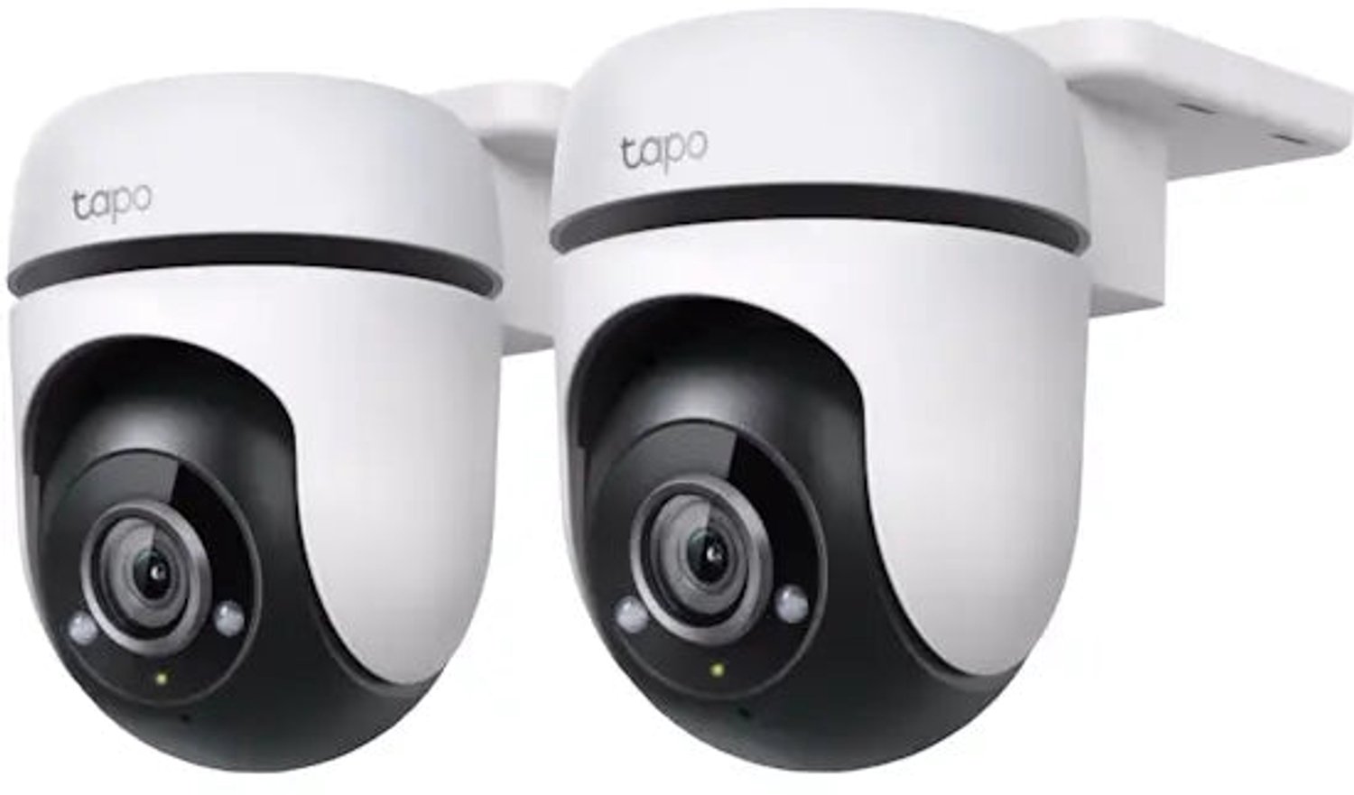 Tapo C500 Beveiligingscamera Buiten 2-pack - Bundelvoordeel - Full HD 1080P - 360° Draaibaar - 30m Nachtzicht - Kleur Nachtzicht - IP65 Weerbestendig - Automatisch Volgen - Persoonsdetectie - Dubbele Spotlights - 90 dB Sirene - Fysieke Privacymodus