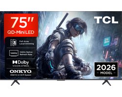 TCL 75T8D - 75 inch - 4K QD-MiniLED - 2026 - Smart TV