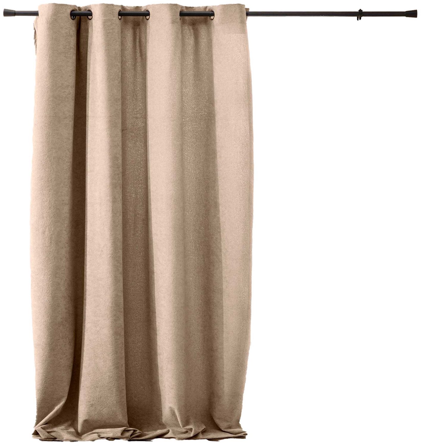 Douceur d'intérieur - Gordijn met ogen 140 x 260 cm WINONA - beige