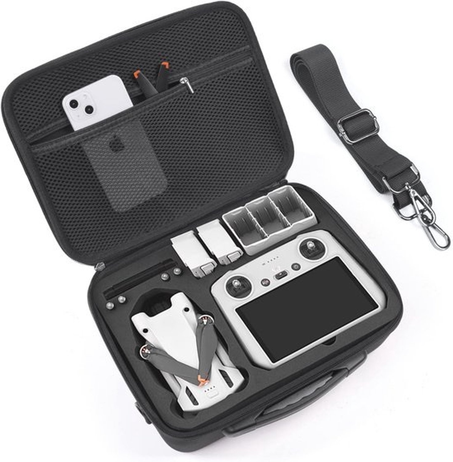 Draagtas voor Mini 3 Pro - Waterdichte EVA-opbergtas voor drone en accessoires