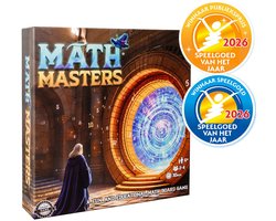 Math Masters Rekenspel - Dutch Games - Educatief Bordspel voor Kinderen - Leren Rekenen met Plezier