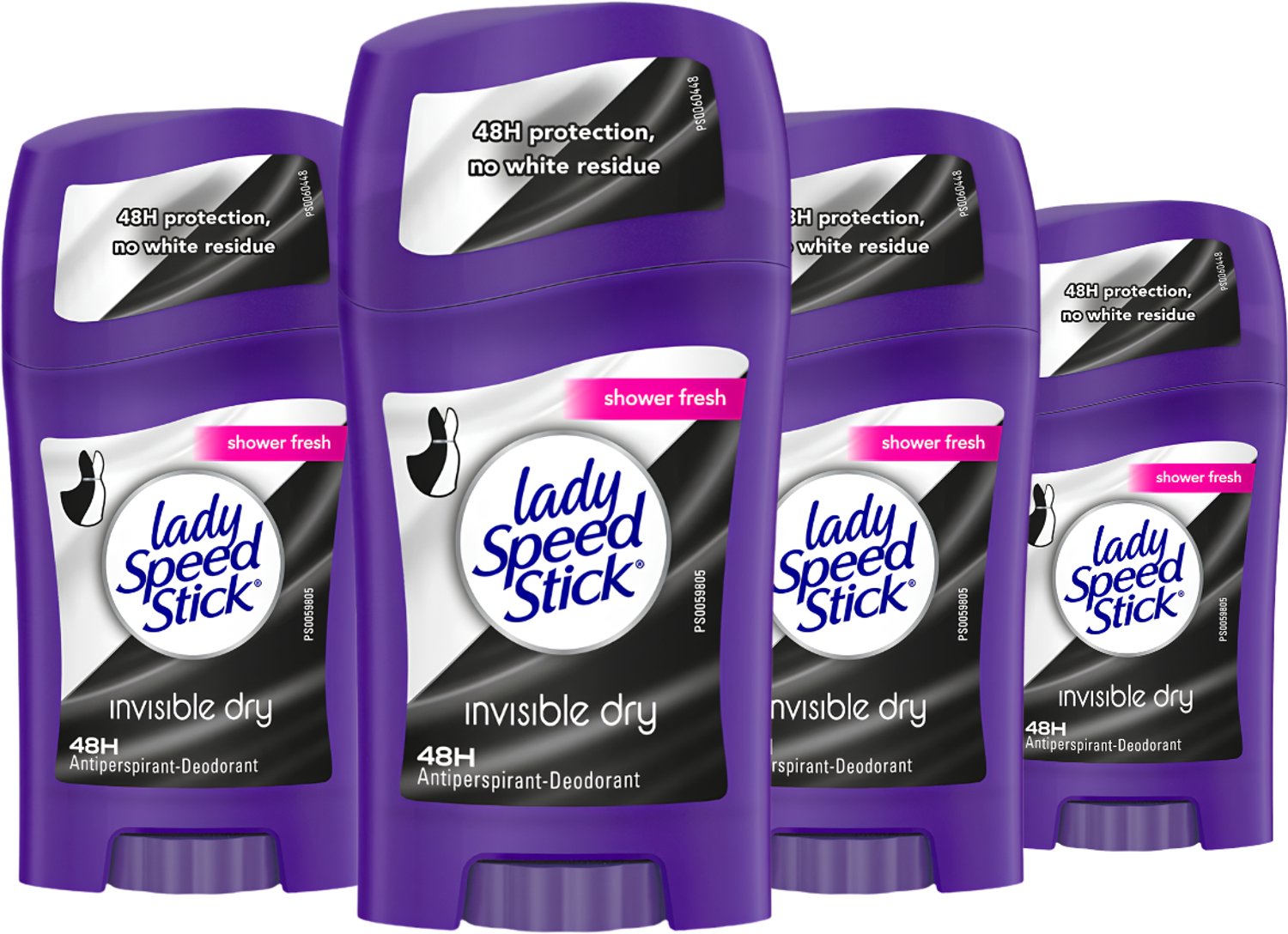 Lady Speed Stick Invisible Dry Protection Deodorant Vrouw - Anti Transpirant Deodorant Stick - 4 x 40g