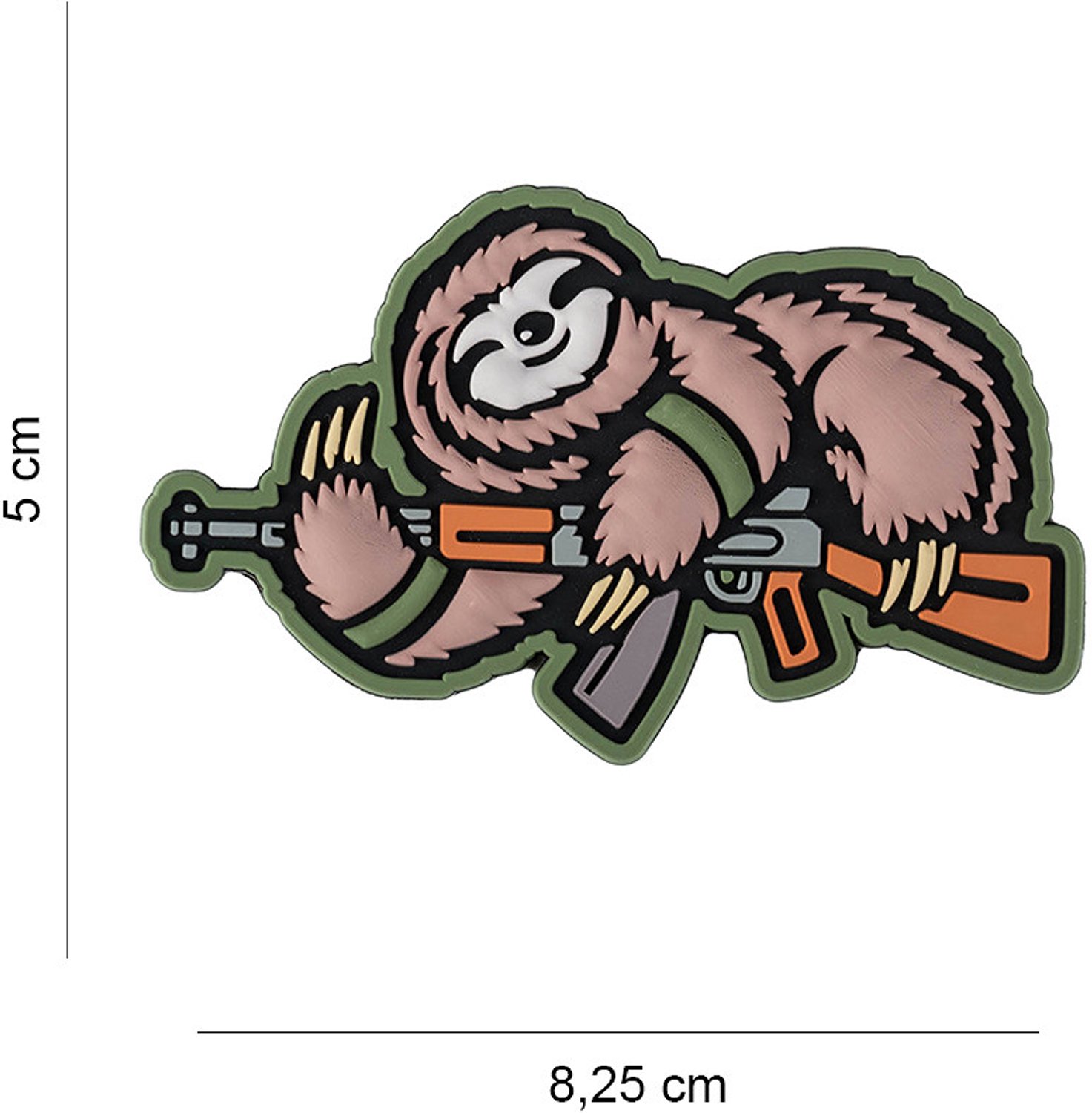 Embleem 3D PVC Armed Sloth #3120