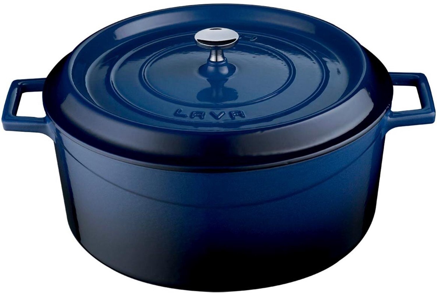 Lava Gietijzeren Braadpan Ø28 Blauw, CombiSteel 7013.2905 - Horeca & Professioneel