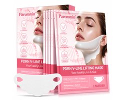 PDRN Collageen V-Line Lifting Mask (5 Stuks) – Kin Masker, Facial Band – Hyaluronzuur & Retinol