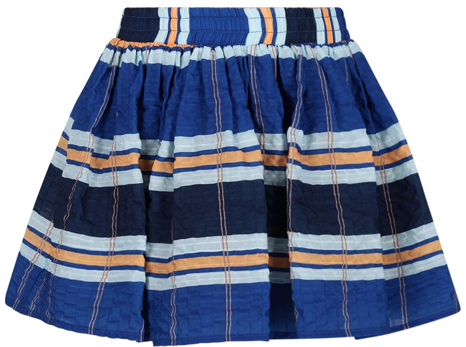 NONO - Ninu Check Skirt - Intense Blue - Maat 122-128