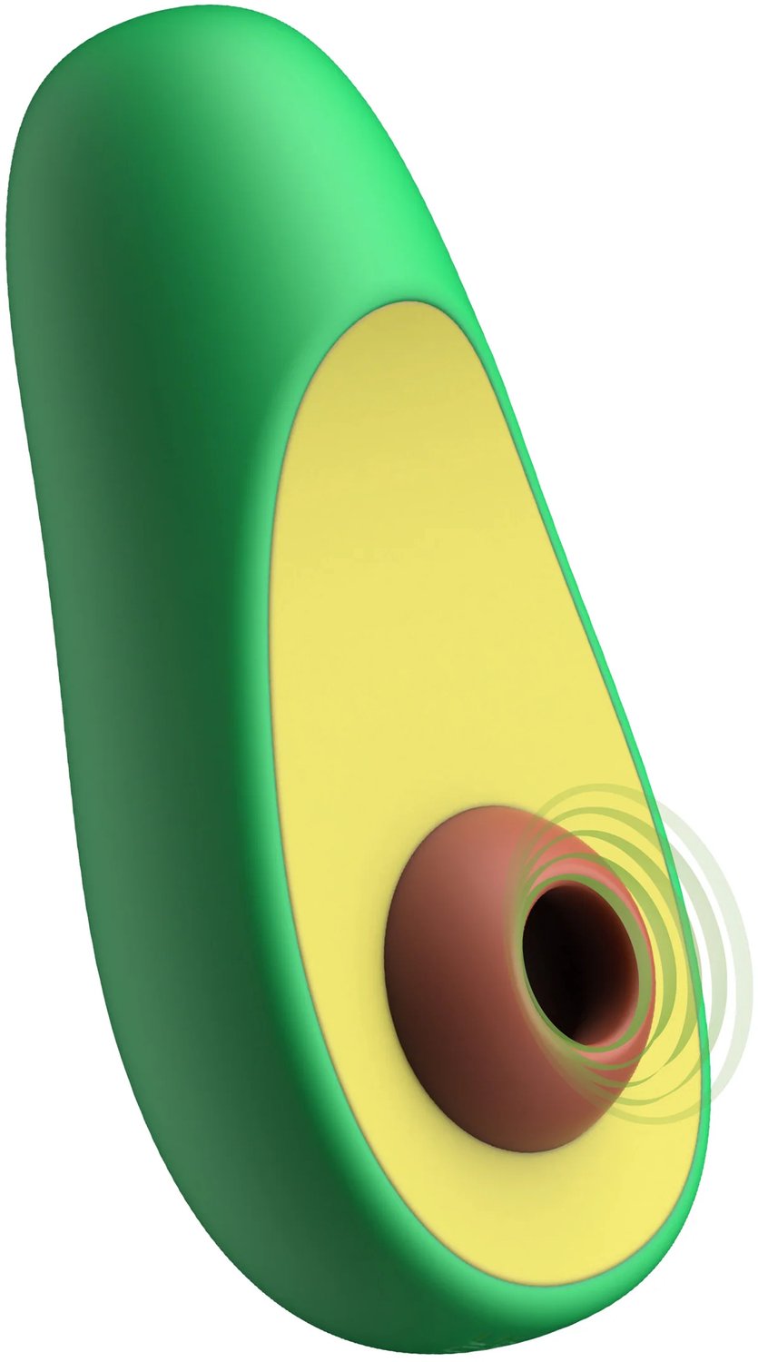 Avocado Clitoris Stimulator met Zuigfunctie - Trending - 10 Standen - Oplaadbaar - Luchtdruk Vibrator