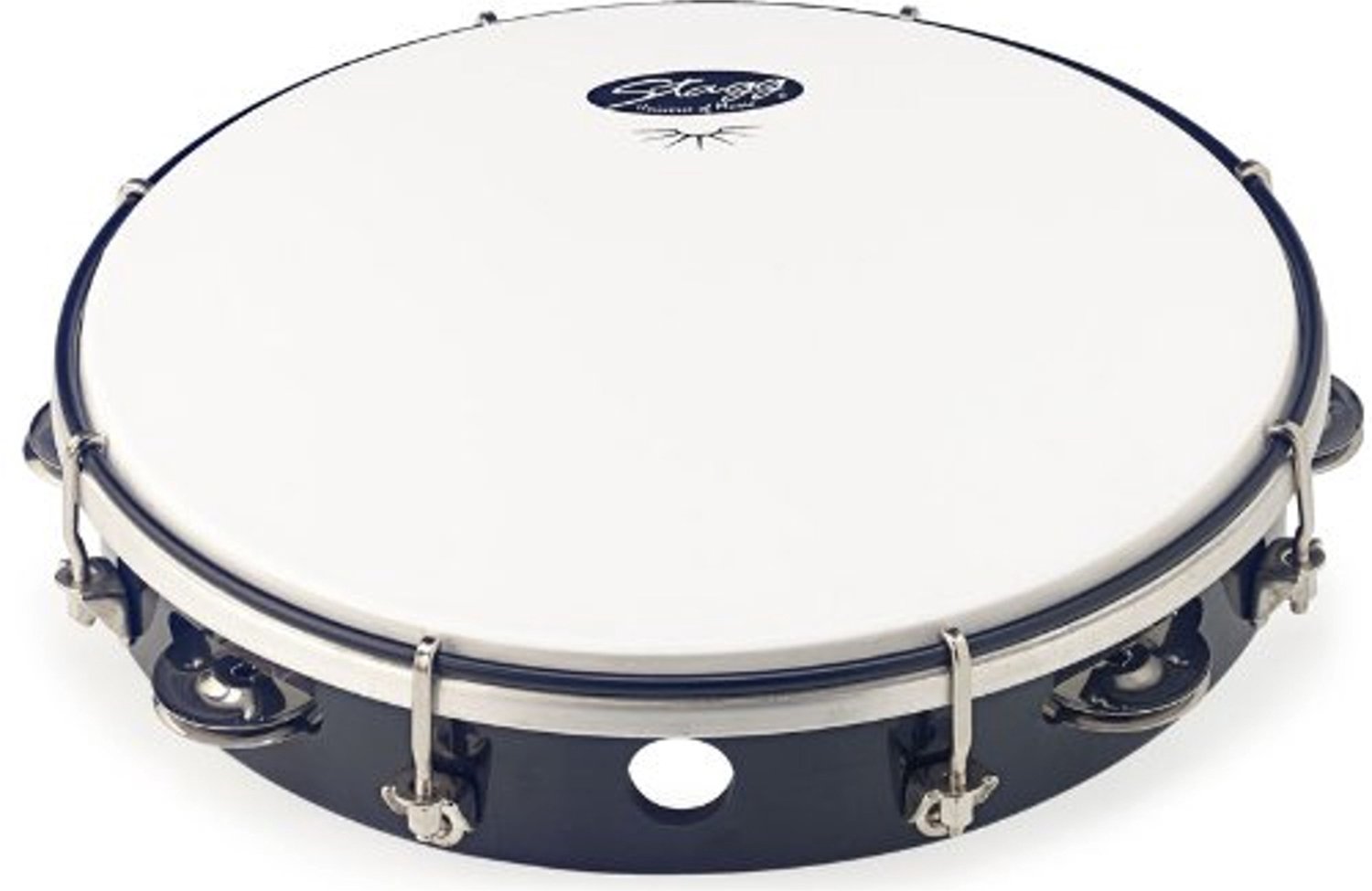 Stagg TAB112P BK 12" stembare tamboerijn met vel