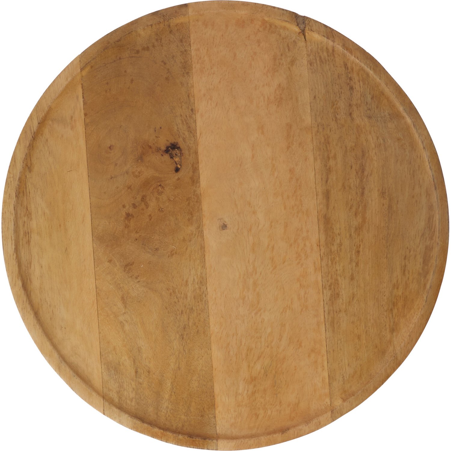 EH Excellent Houseware - Houten bord LIL, mangohout, Ø 38 cm