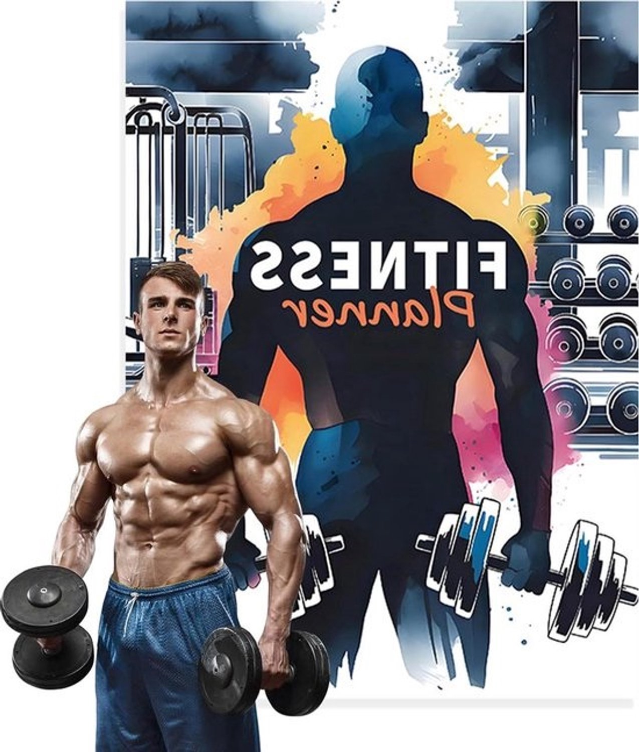 Fitnessjournaal - Trainingslogboek - Je voortgang bijhouden - Holistische fitnessplanning - 28.5x21cm - A