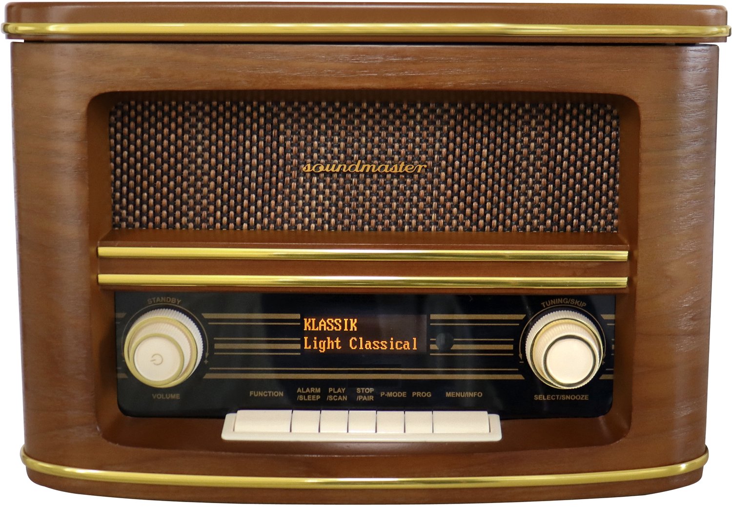 Bol.com Soundmaster NR961 - Nostalgische DAB+ radio met CD-speler, bluetooth en USB aanbieding