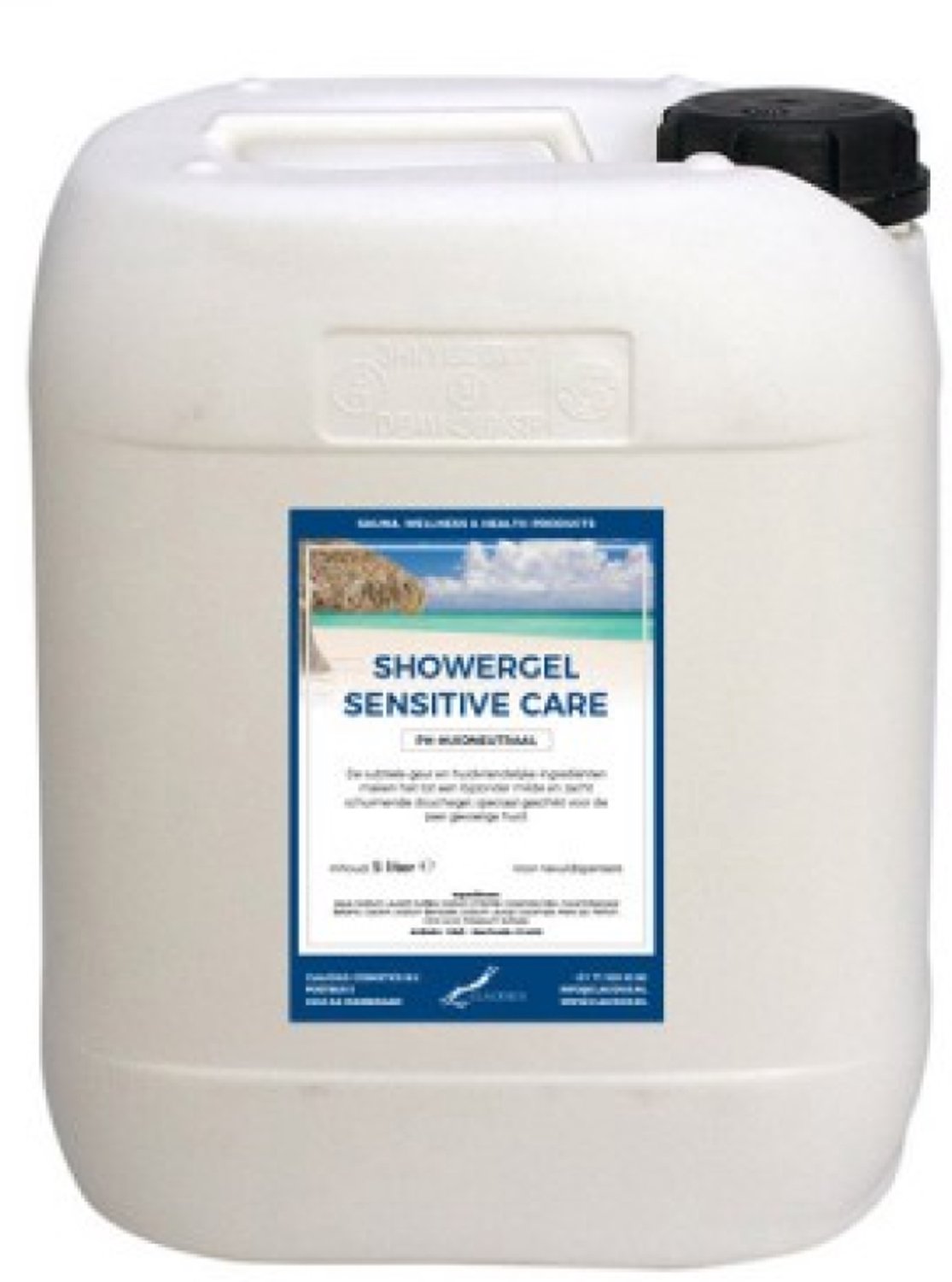 Claudius Douchegel Sensitive Care 10 liter - showergel - navulling - voordeelverpakking