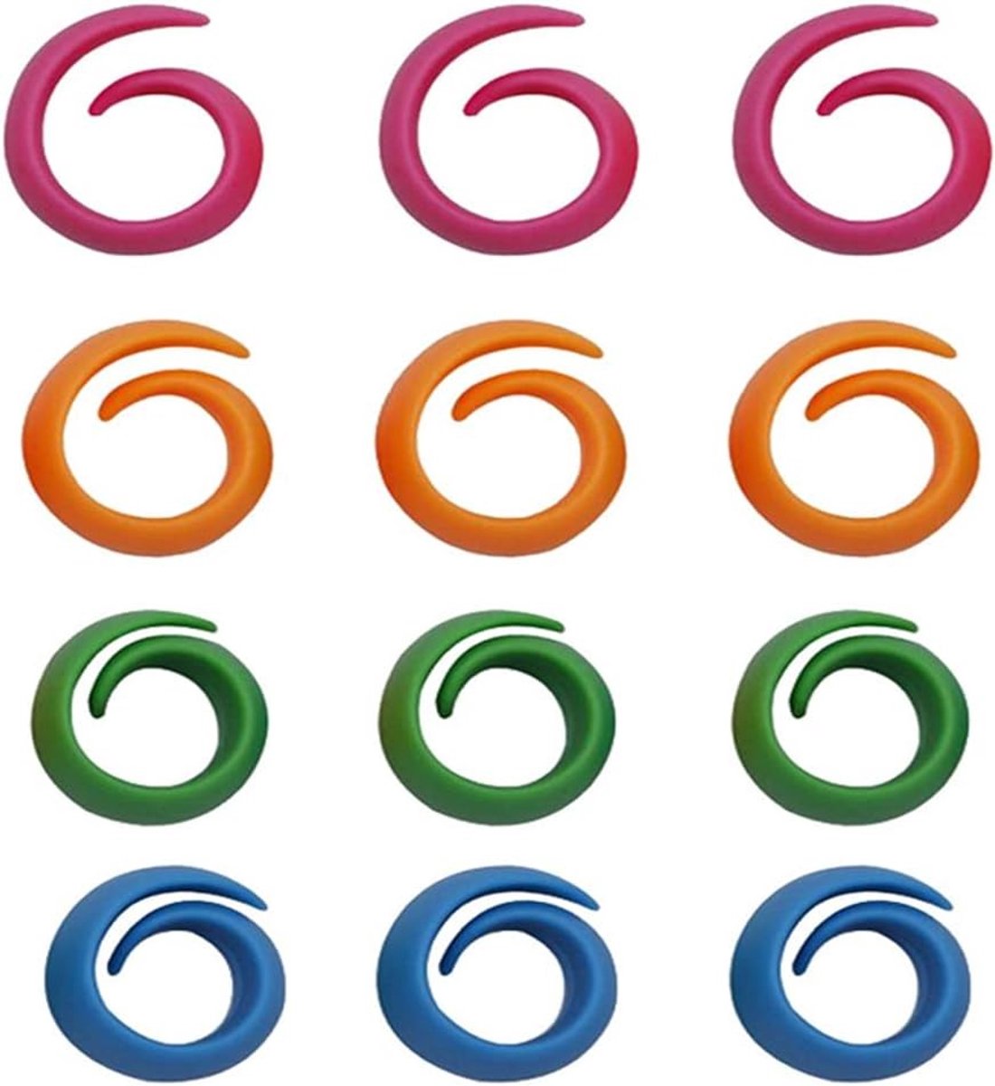 Set van 12 Draadspoel Trekker / Draadblok, voorkomt loslopende draaduiteinden – ideaal voor naaien en borduren met garen