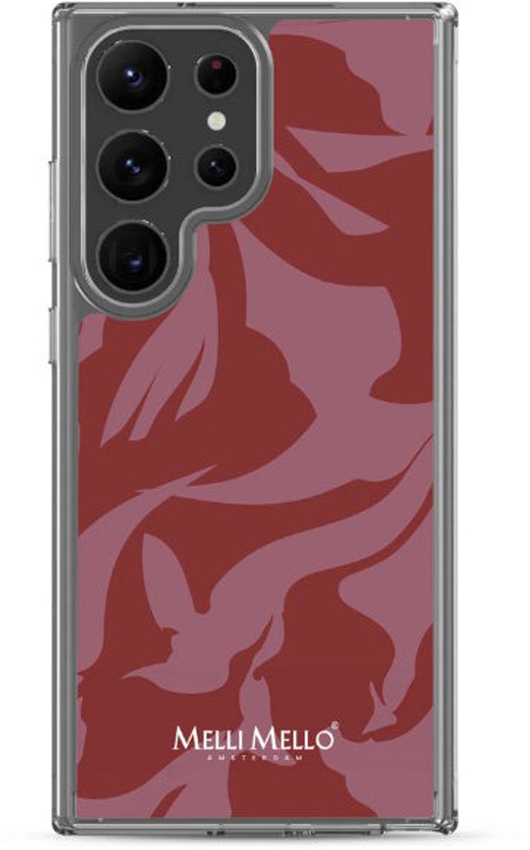 Melli Mello Telefoonhoesje Crimson Wave (Soft case) - Samsung Galaxy S23 Ultra