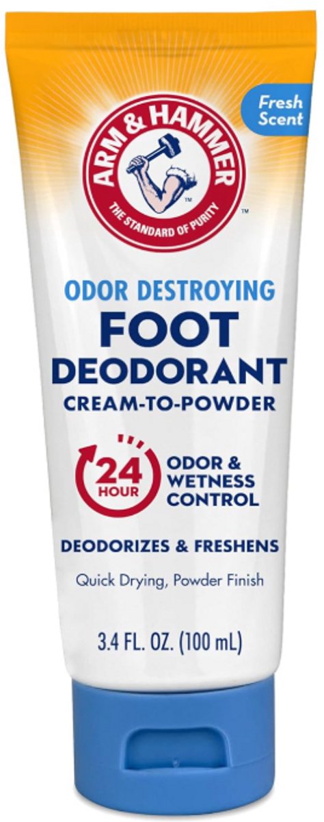 Arm & Hammer Cream to Powder Voetdeodorant – Anti-Zweet & Geurcontrole – Voetverzorging