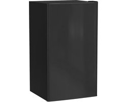 HOMCOM Koelkast - Staal - 47,5x44,2x84cm - Zwart