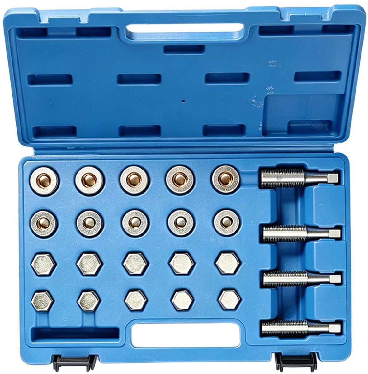 Elzusha - Helicoil Reparatieset voor Olieschroeven - 64 Stuks