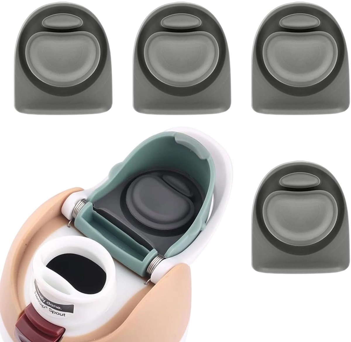 Elzusha - Vervangende Stopper Seal - Silicone Doppen voor Flessen, 4 stuks