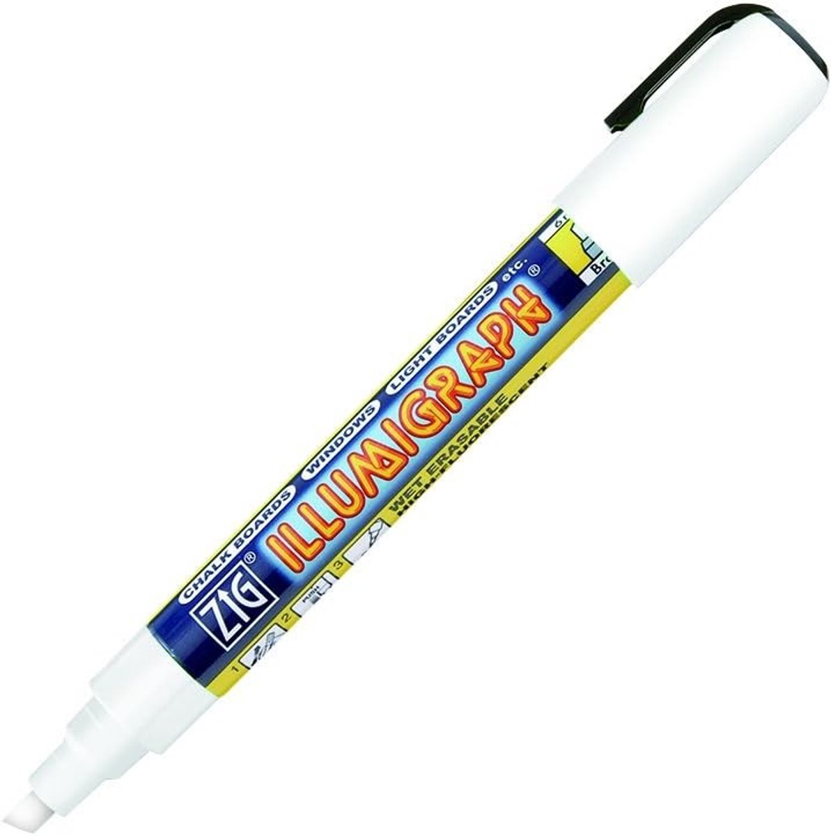 Witte Marker - 6 mm - Waterbasis - Voor Gladde Oppervlakken