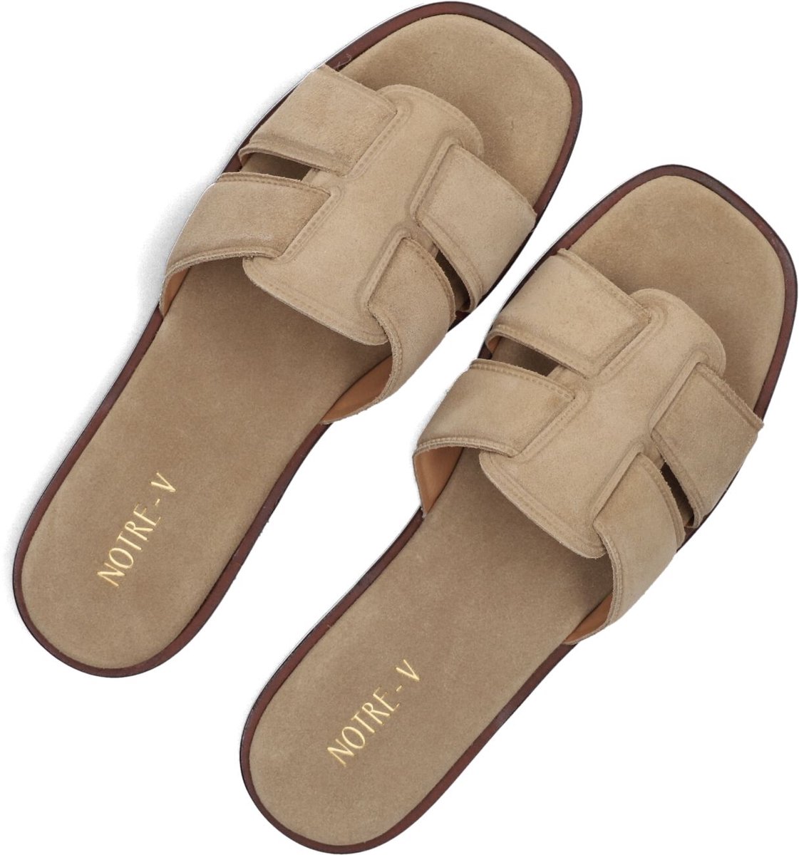 Notre-V Nv-1005 Slippers - Dames - Beige - Maat 42