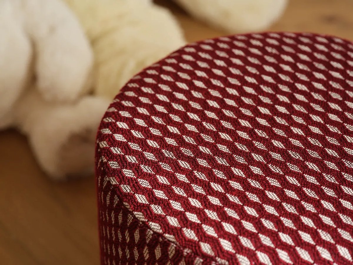 Your Little King Poef Big - Big Pattern - Dutch Design - Handgemaakt in Nederland - Eikenhout