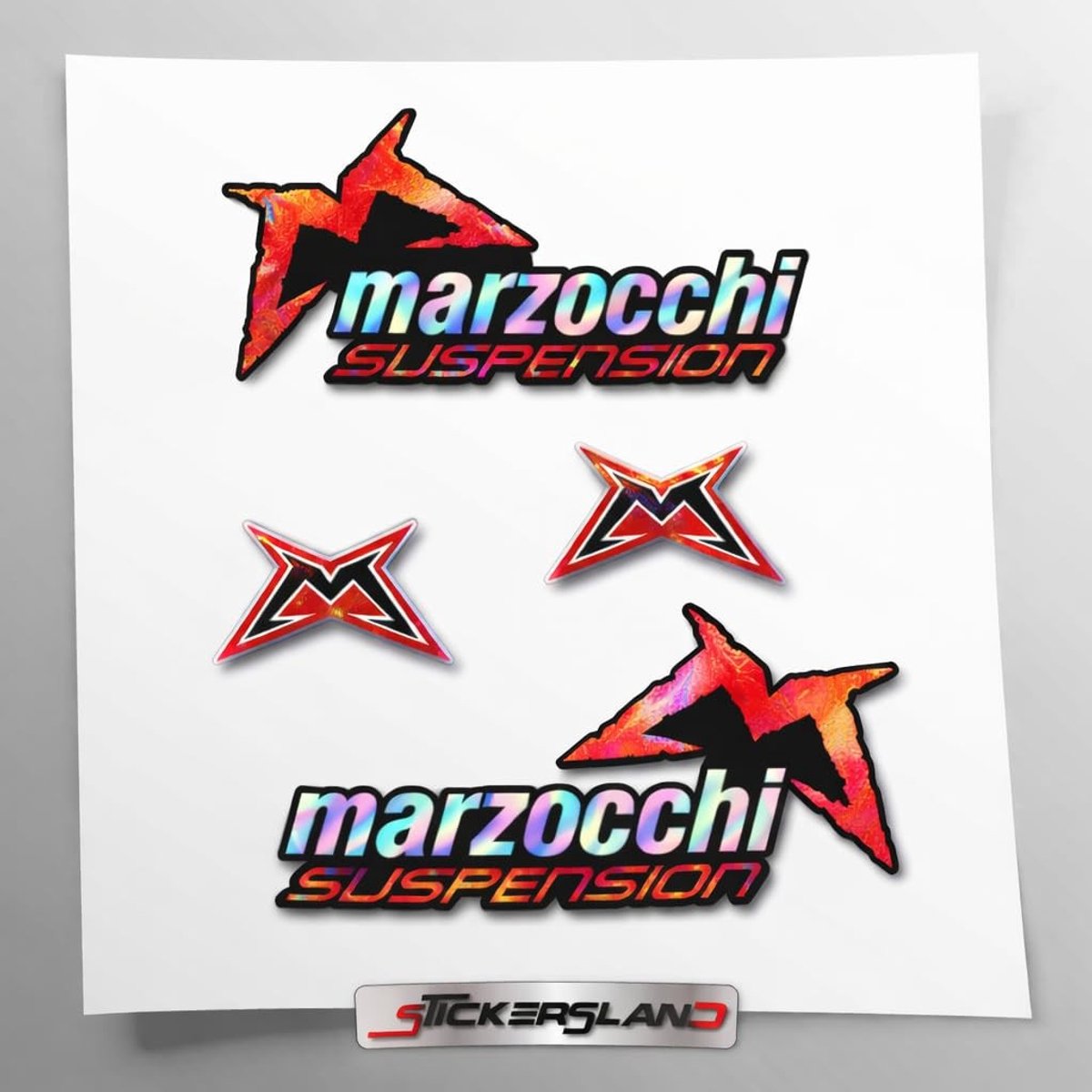 Elzusha - Sticker Set voor Marzocchi Vorken - UV Bestendig
