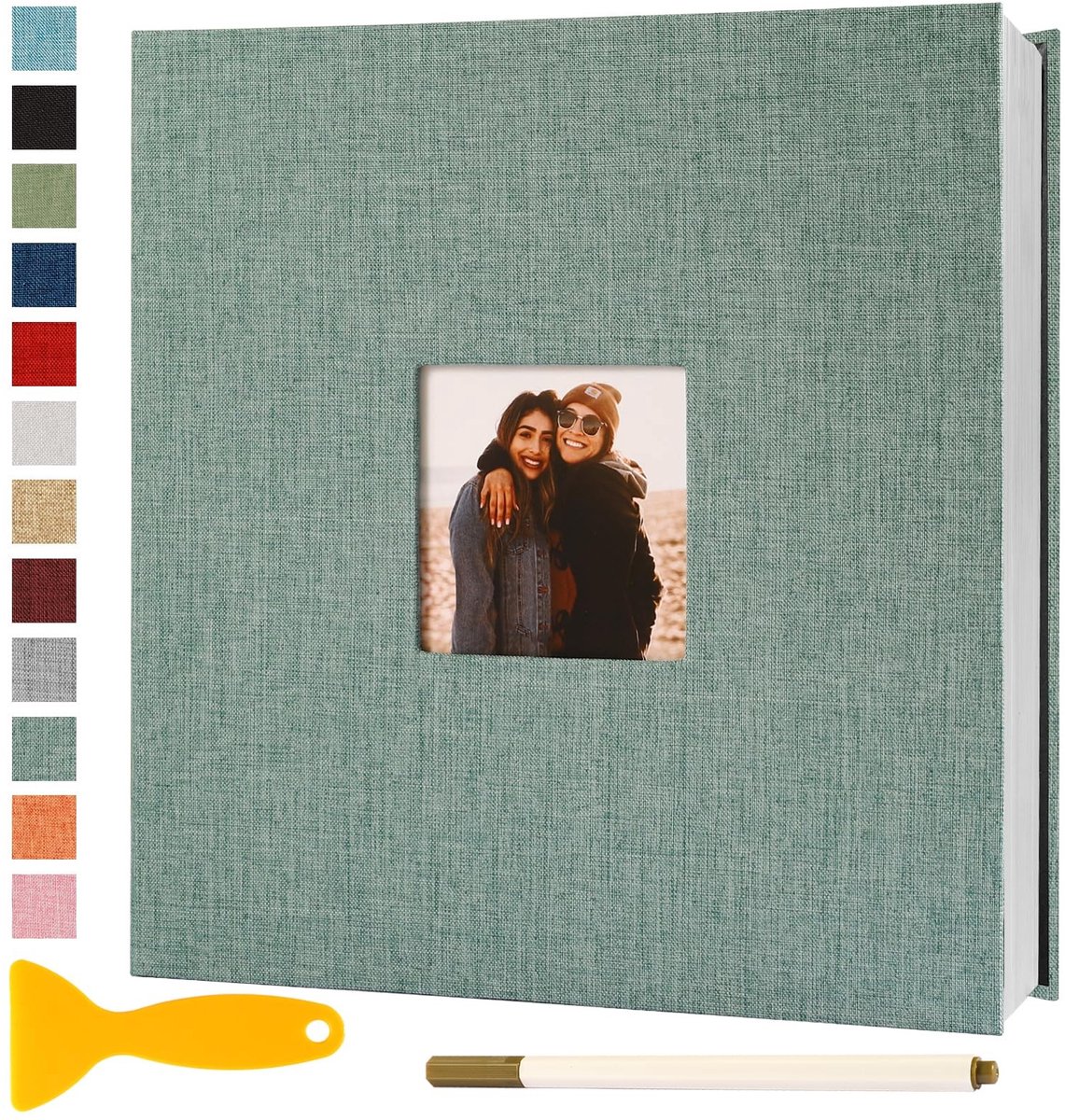 Elzusha - Groot Zelfklevend Fotoalbum 28 x 27 cm met 40 Pagina's