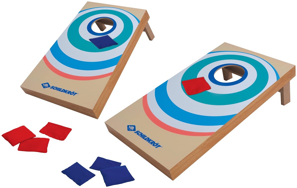 Elzusha - Cornhole Bean Bag Set - Compleet met 2 Borden en 8 Zandzakken