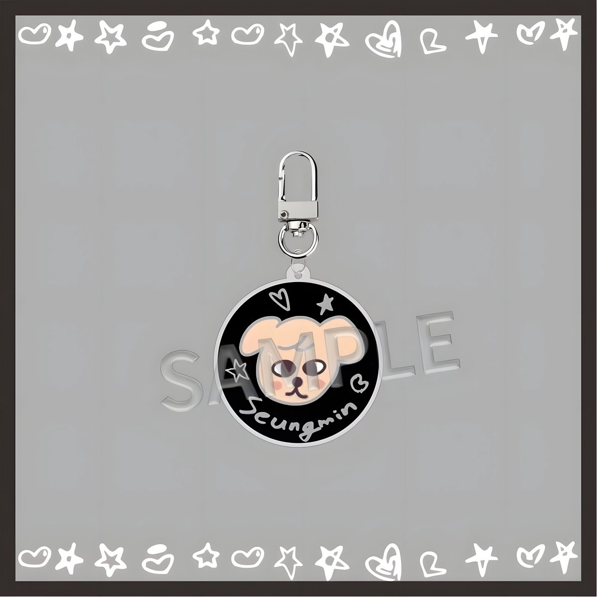 KPOP Stray Kids SKZ Seungmin Acrylic Keyring SKZOO Face [Sleutelhanger]