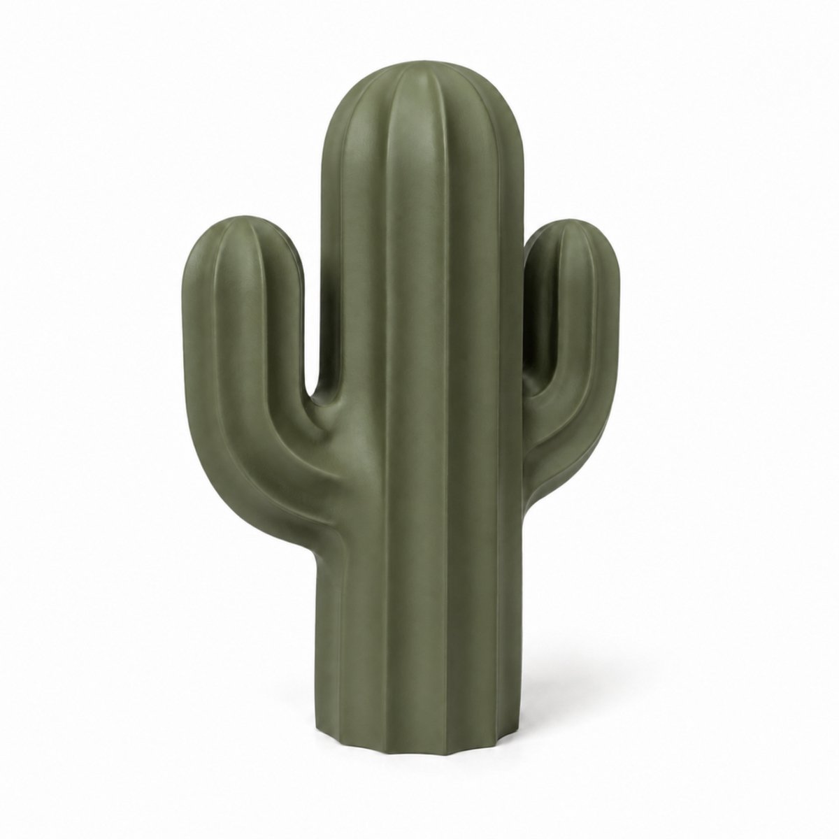 Fiastra Cactus decoratief beeld - Mosgroen