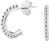 Glams Stekeroorringen Bolletjes - Zilver