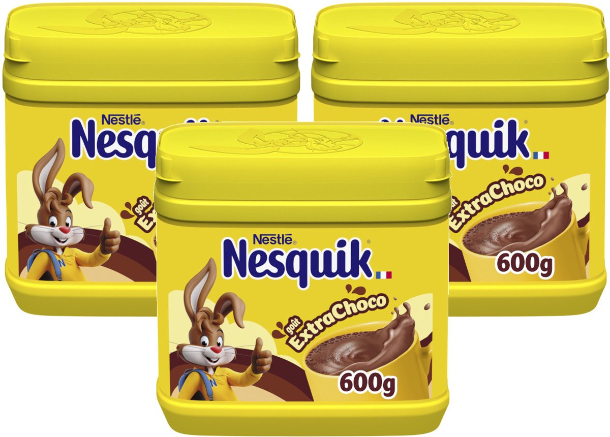 Nesquik Extra Choco - Multipack - Cacaopoeder - 1800g (3x600g)