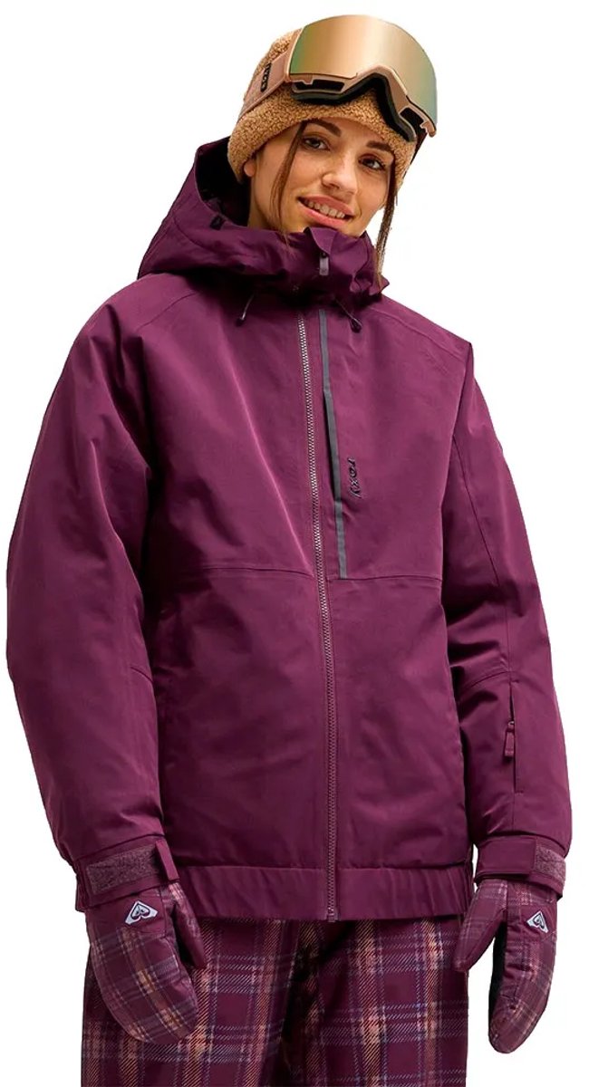 Roxy Crystal Clear Jas Paars M Vrouw