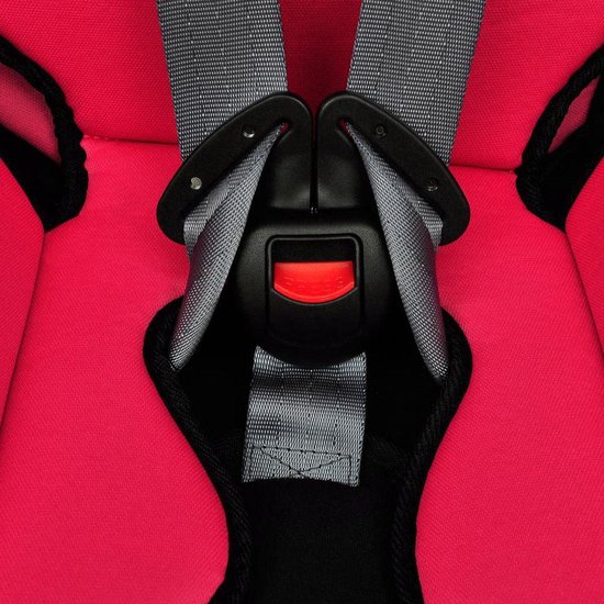 Autostoel met Ligstand Roze Zwart Kinderstoel - Autostoel meisjes | bol.com