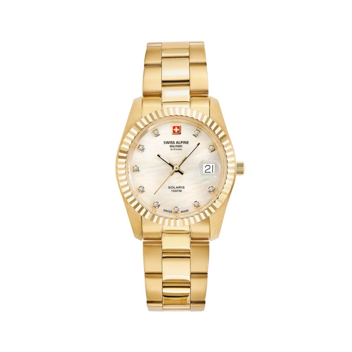 Swiss Alpine Military - 7716.1113 - Polshorloge - Dames - Kwarts - Solaris