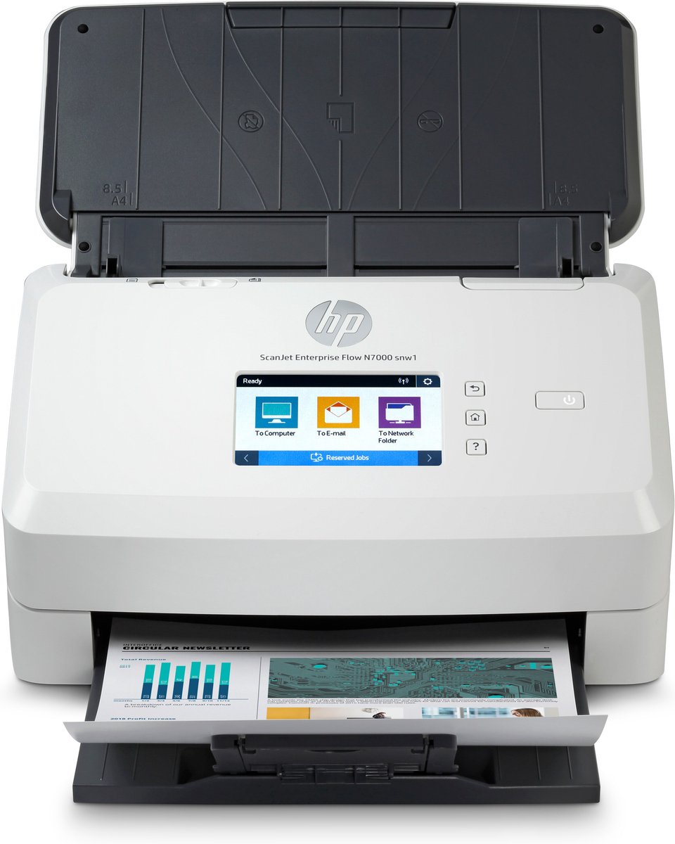 Scanner HP 6FW10A#B19 White 75 ppm