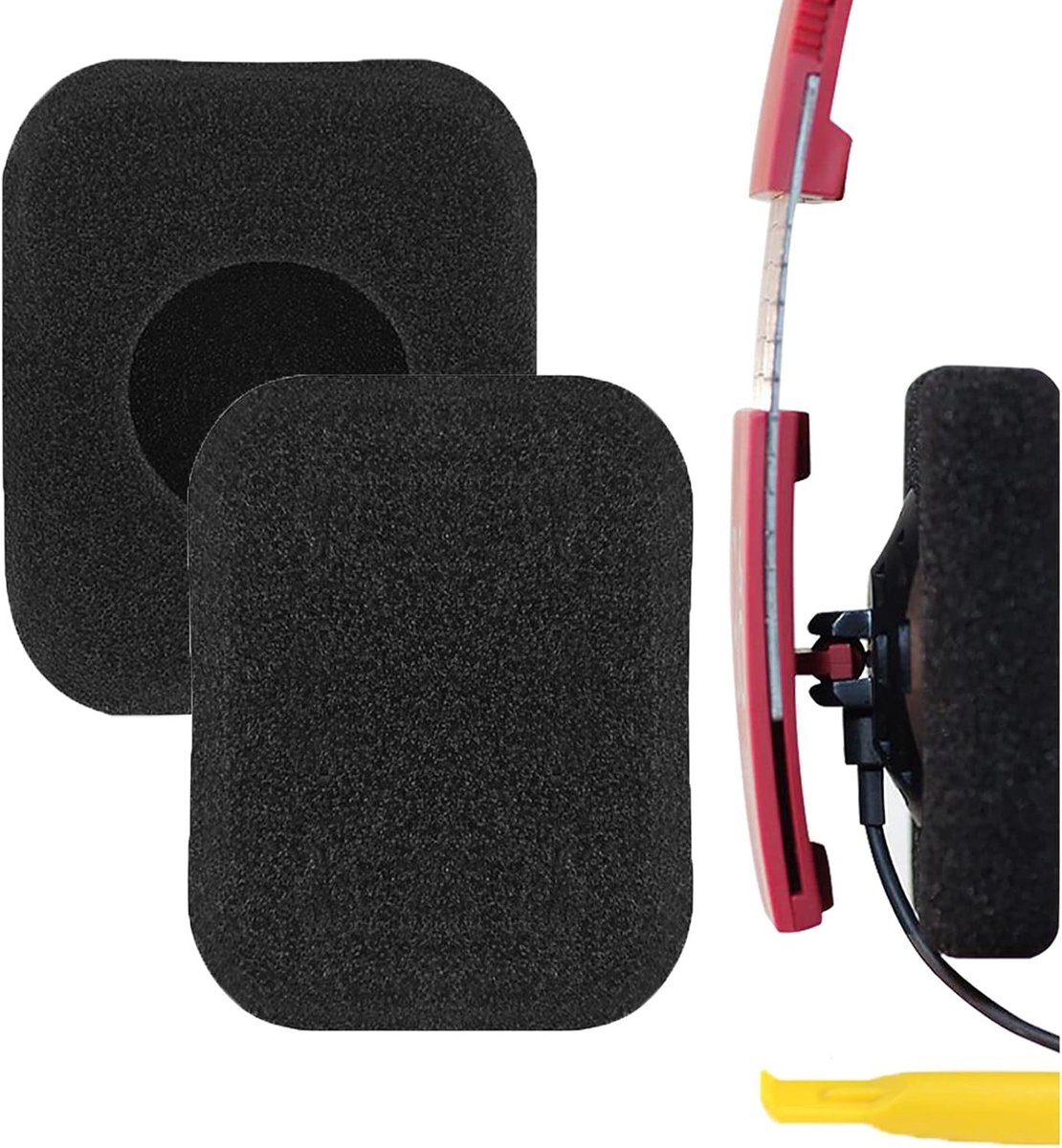 Verwisselbare schuim oorkussens voor Bang & Olufsen FORM 2 koptelefoon, comfortabele en duurzame ear pads (Zwart)